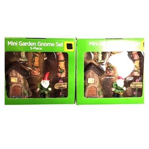 Mini Garden Gnome set  bundle